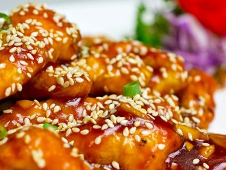 филе индейки с кунжутом