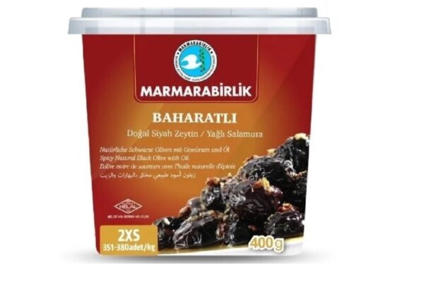 maslini Baharatli vyalenie so speciyami 2XS, Marmarabirlik, 400 g